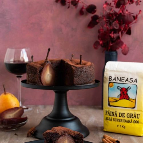 Prajitura cu pere in vin rosu39